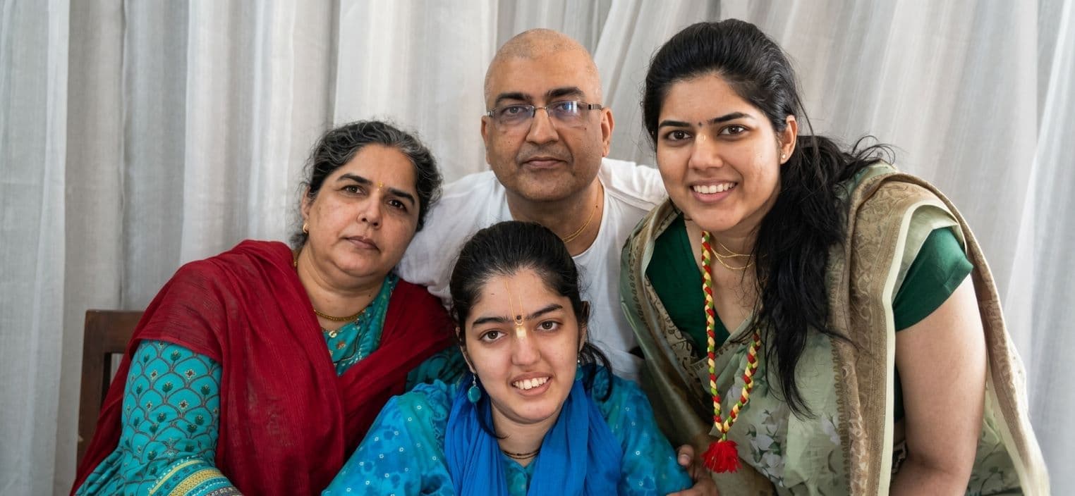 Mohini with her family